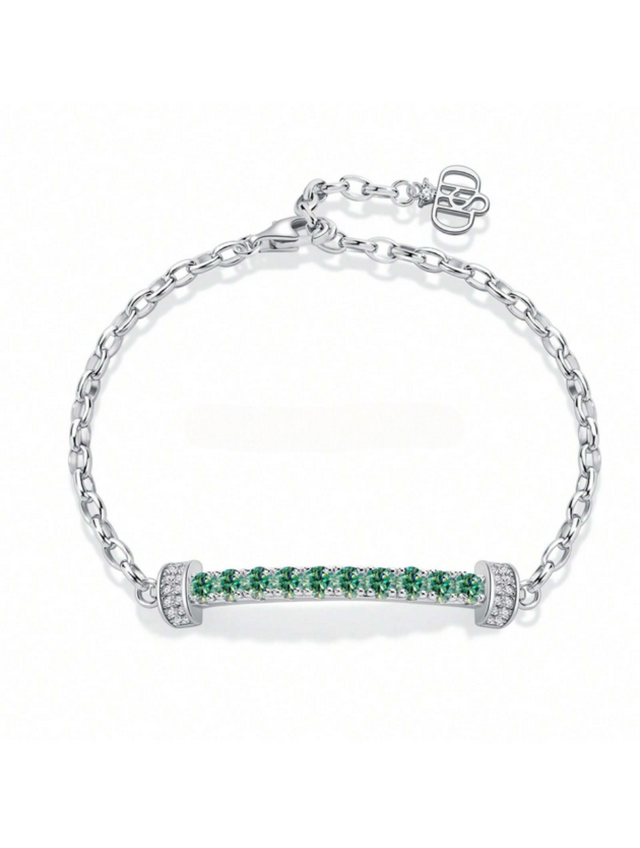 S925 Silver Moissanite Bracelet | Smile Design Luxury