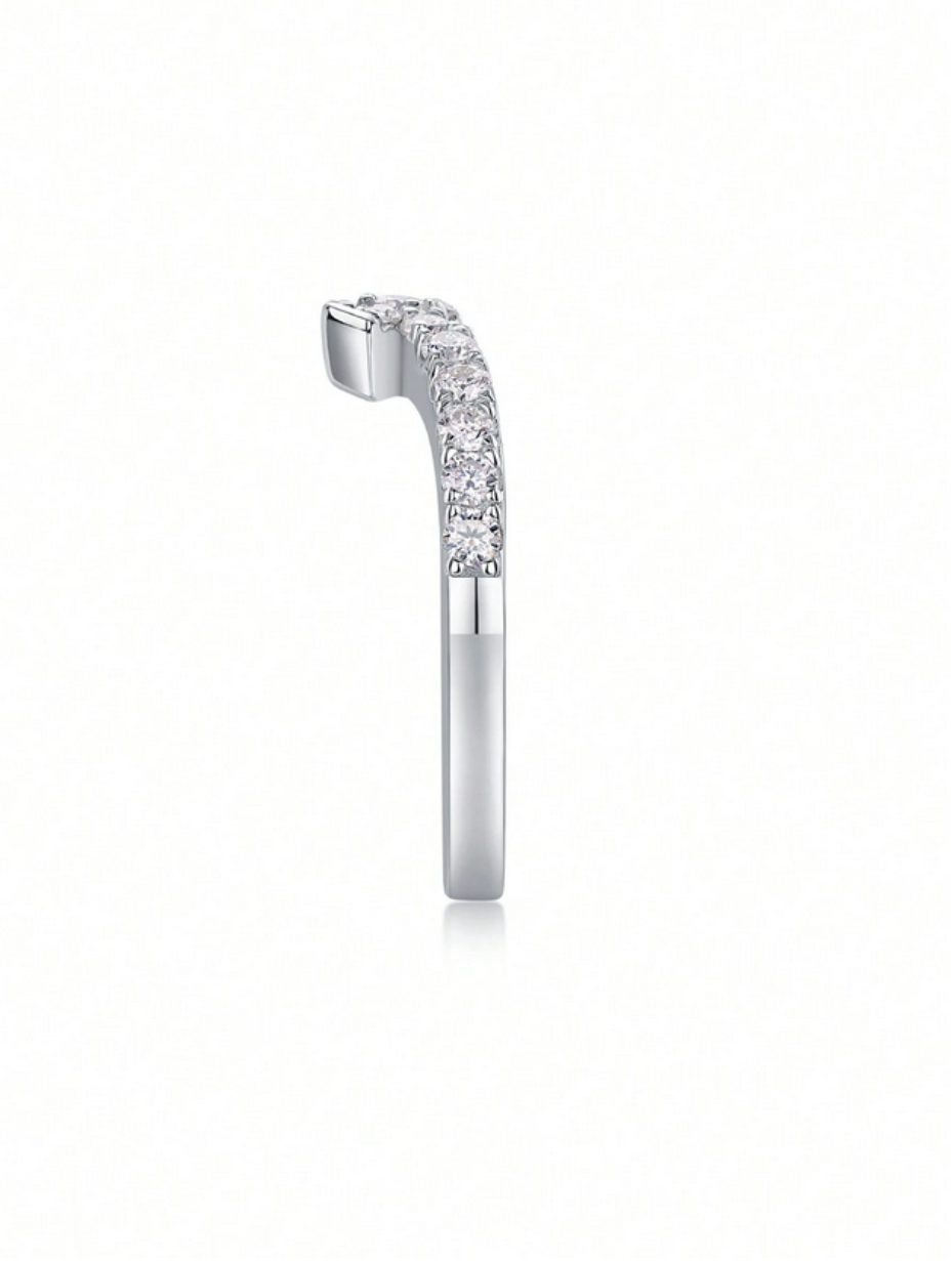 Sterling Moissanit Ring | Elegante Sølvsmykker