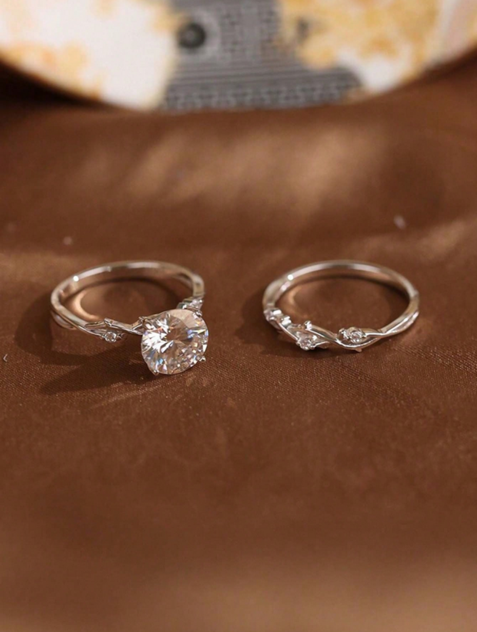 Elegant Moissanit-Grenring | Luksuriøst Design
