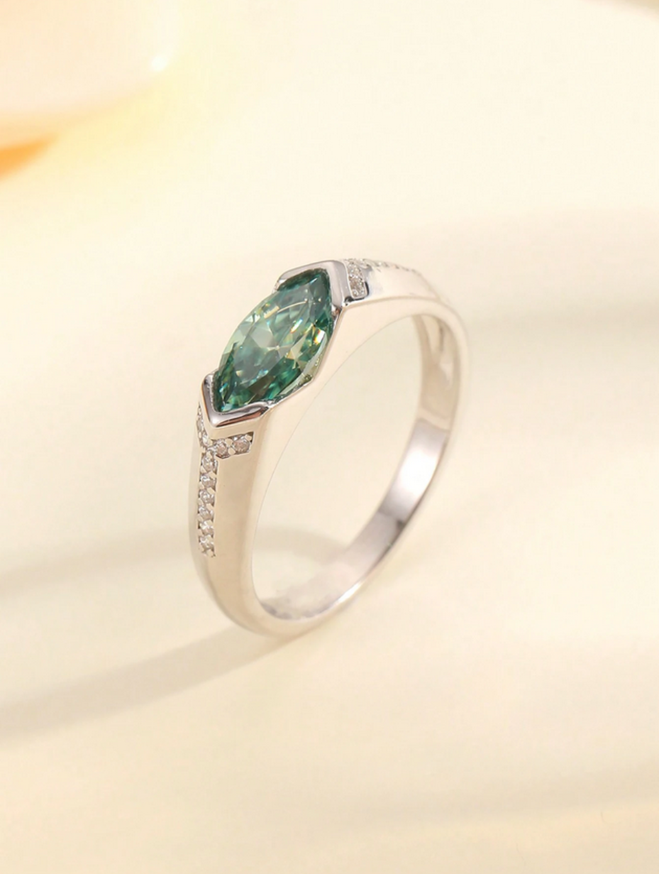 Hip-Hop Moissanite Ring | Unisex S925 Style