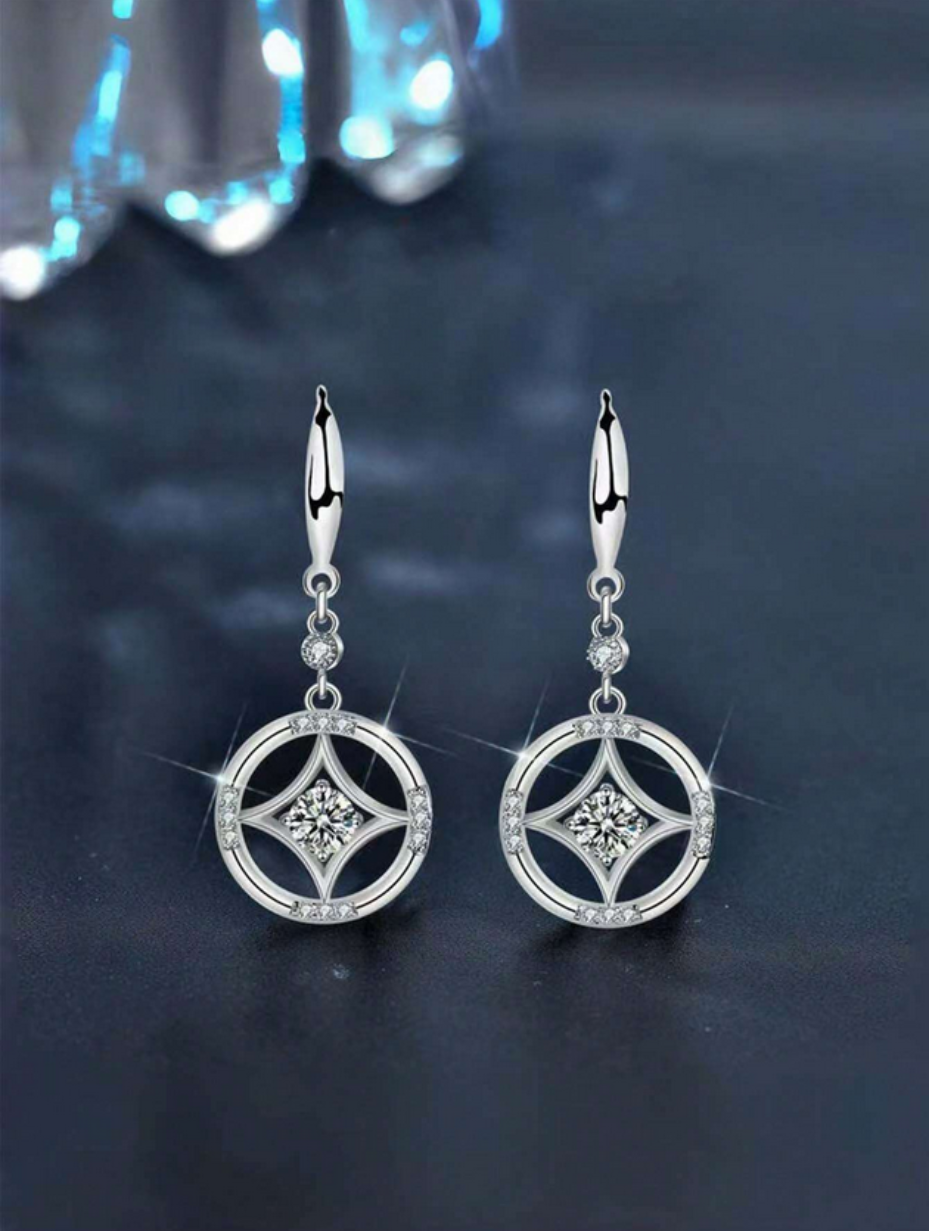 Vintage Chinese Coin Tassel Earrings | S925 Sterling Silver