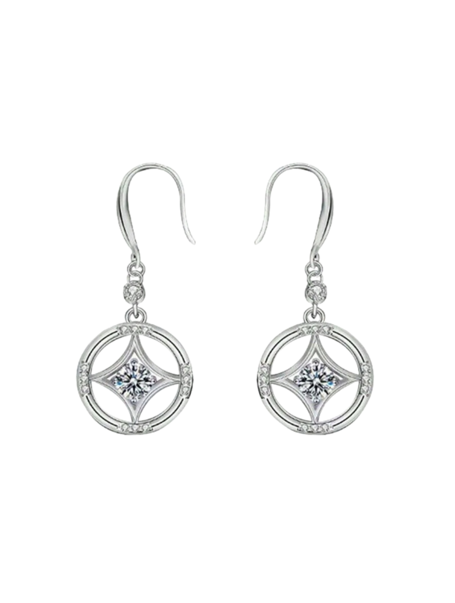 Vintage Chinese Coin Tassel Earrings | S925 Sterling Silver