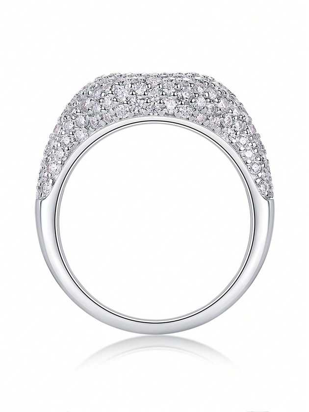 Simuleret Moissanitring | 18 Karat Forgyldt