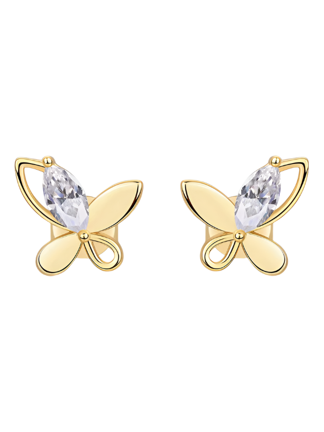 Moissanite Multi-Row Earrings | 925 Silver 18K Plated