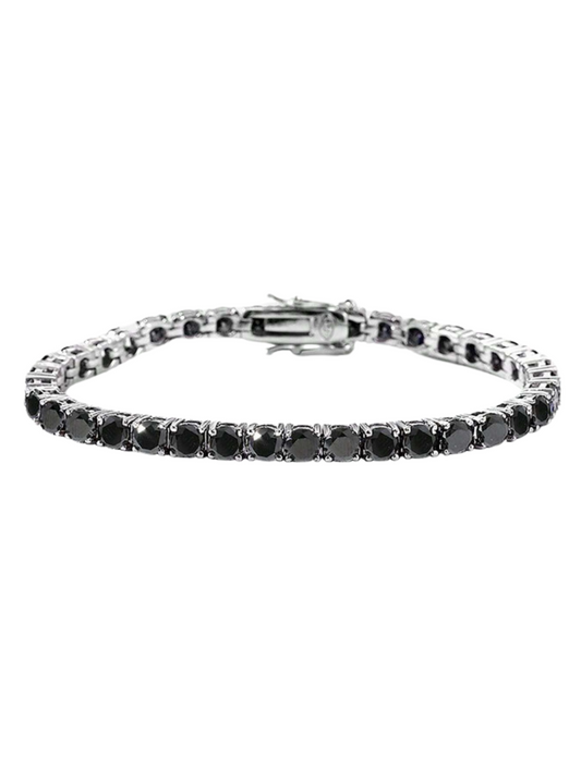 Midnight Radiance Moissanite Bracelete | S925 Sterling Silver