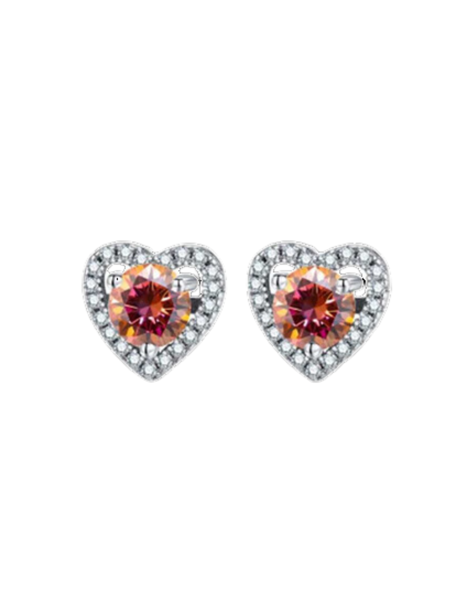 Elegante Moissanit Diamantøreringe | Sterlingsølv