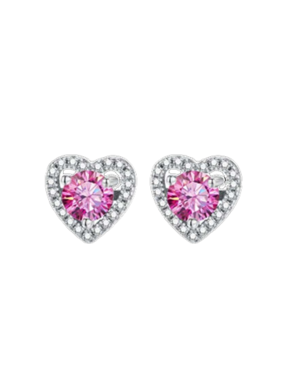 Elegante Moissanit Diamantøreringe | Sterlingsølv