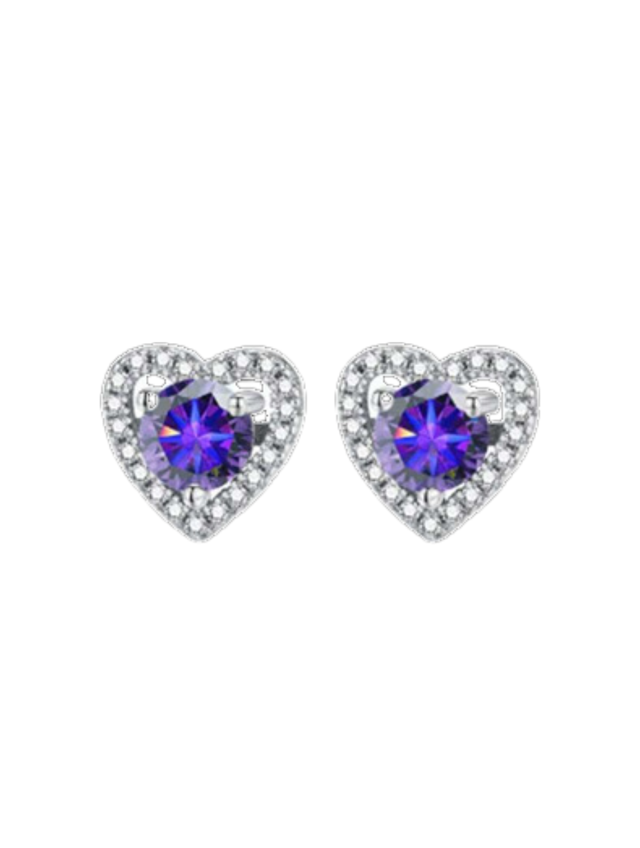 Elegante Moissanit Diamantøreringe | Sterlingsølv