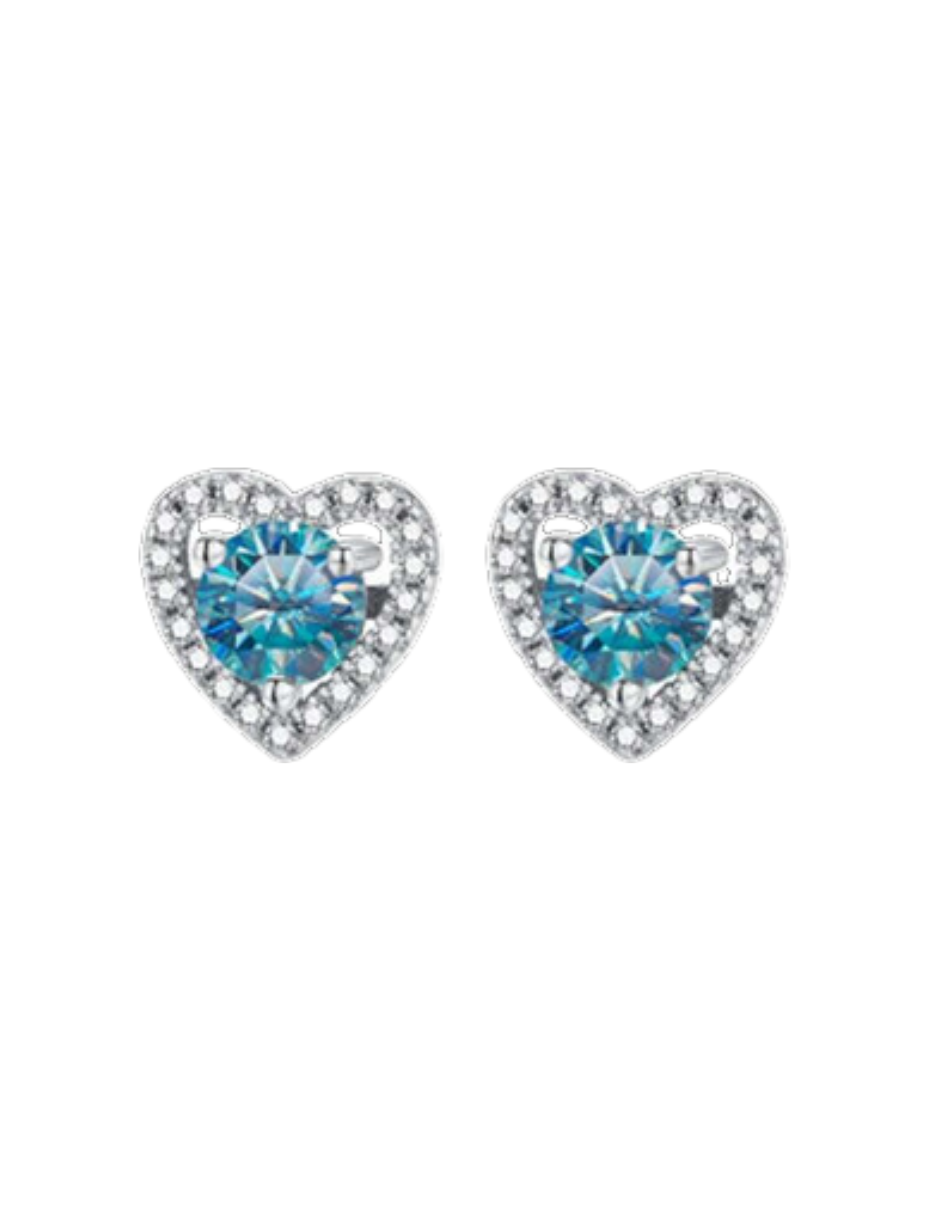 Elegante Moissanit Diamantøreringe | Sterlingsølv