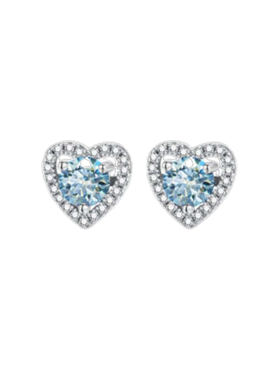 Elegante Moissanit Diamantøreringe | Sterlingsølv