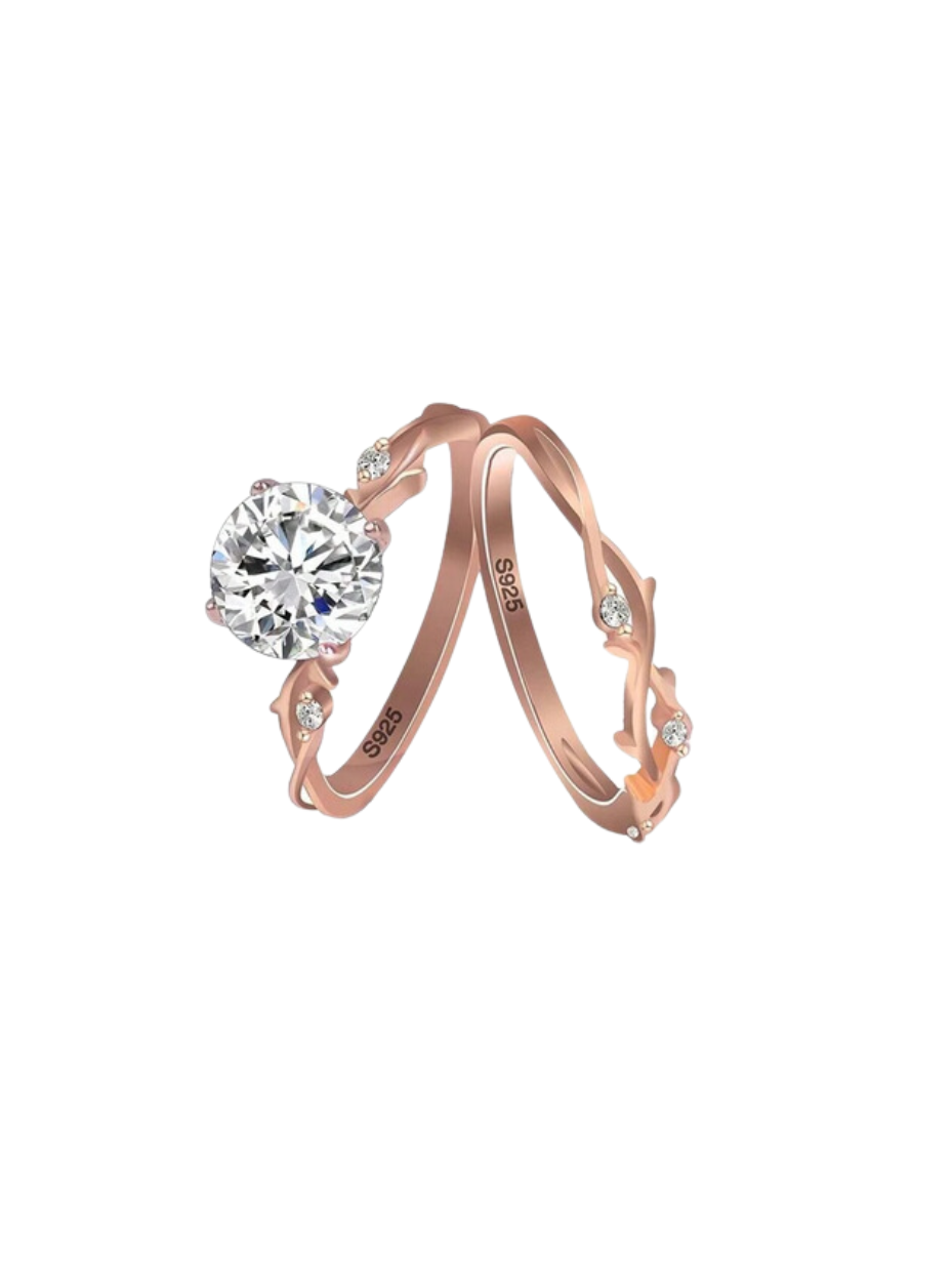 Elegant Moissanite Branch Ring | Luxurious Design