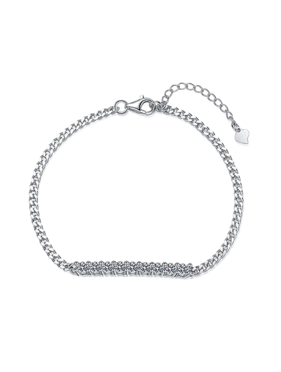 Exquisite Moissanite Bracelet | S925 Sterling Silver