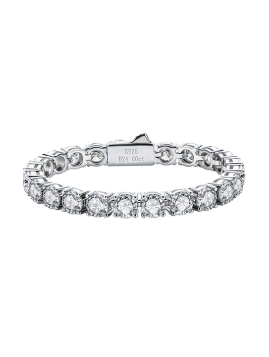 Eternal Radiance Moissanite Tennis Bracelet | S925 Sterling Silver