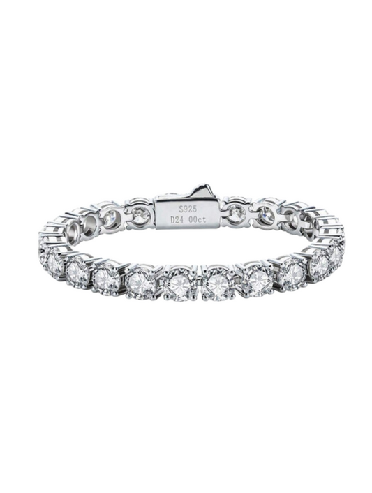 Moissanite Tennis Bracelet - S925 Sterling Silver