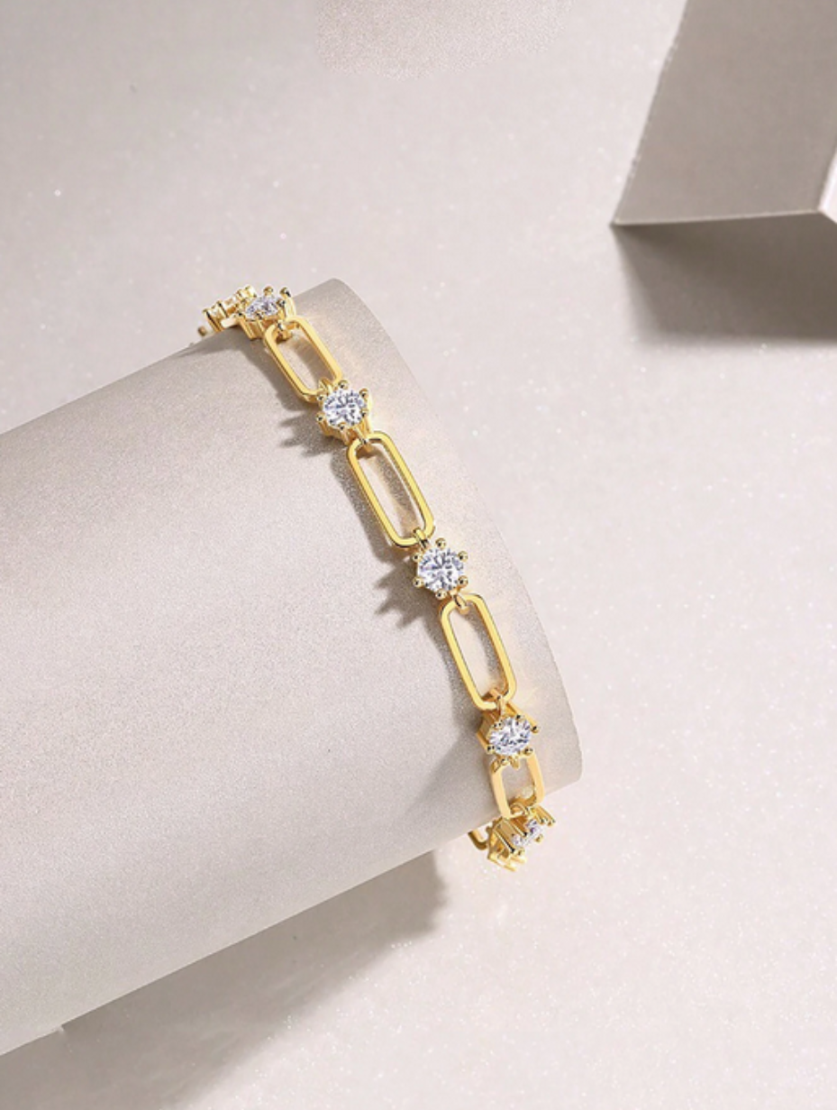 Luxury Moissanite Bracelet | S925 Sterling Silver