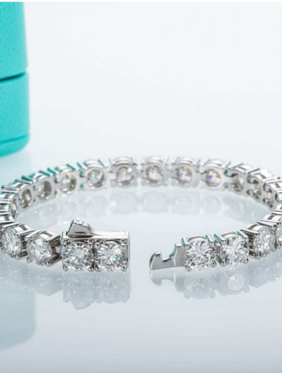 Eternal Radiance Moissanite Tennis Bracelet | S925 Sterling Silver