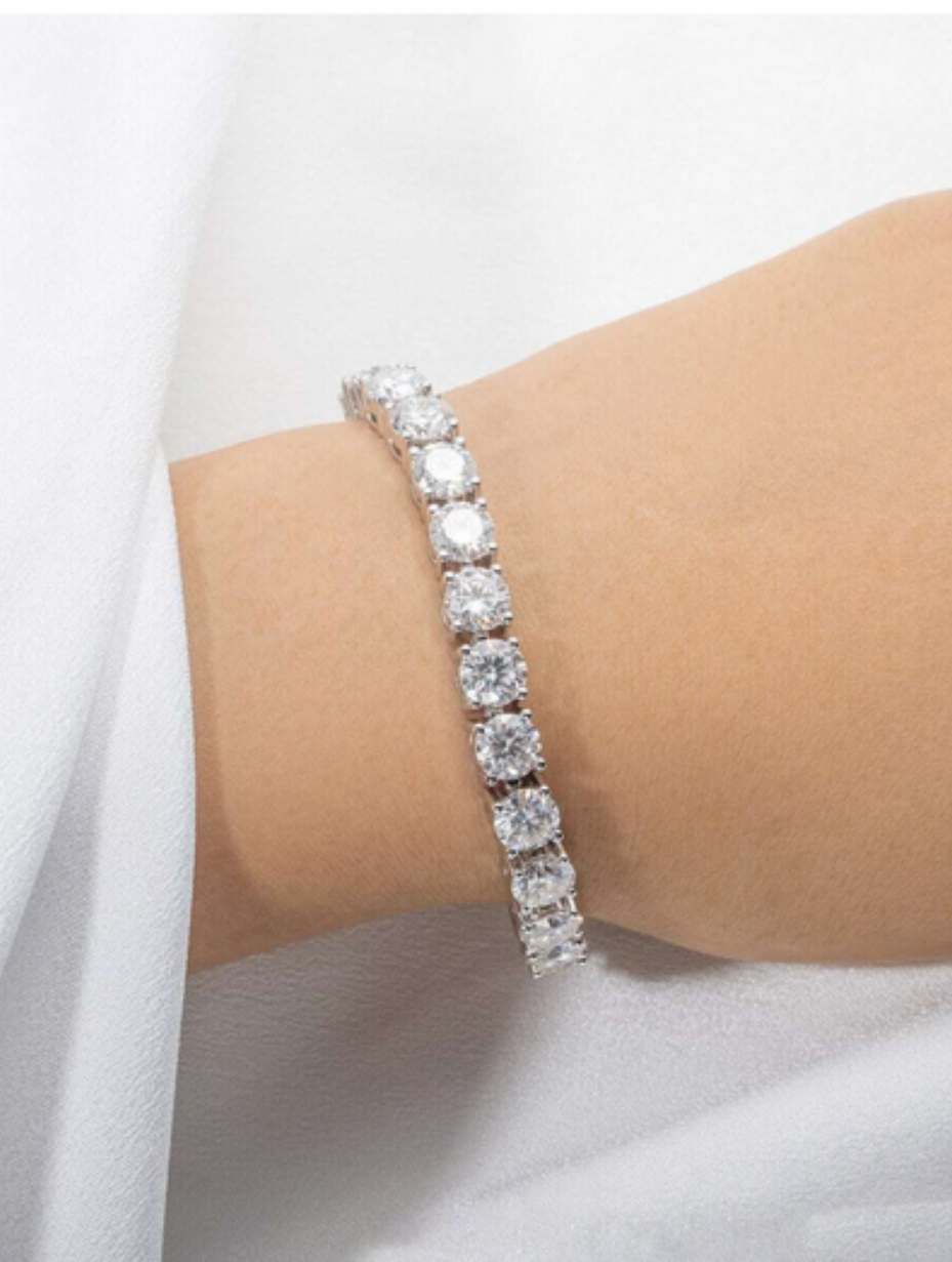 Eternal Radiance Moissanite Tennis Bracelet | S925 Sterling Silver