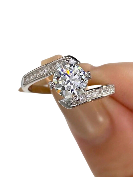 Newsoul Elegant Moissanite Ring | 100% Real Brilliant Cut