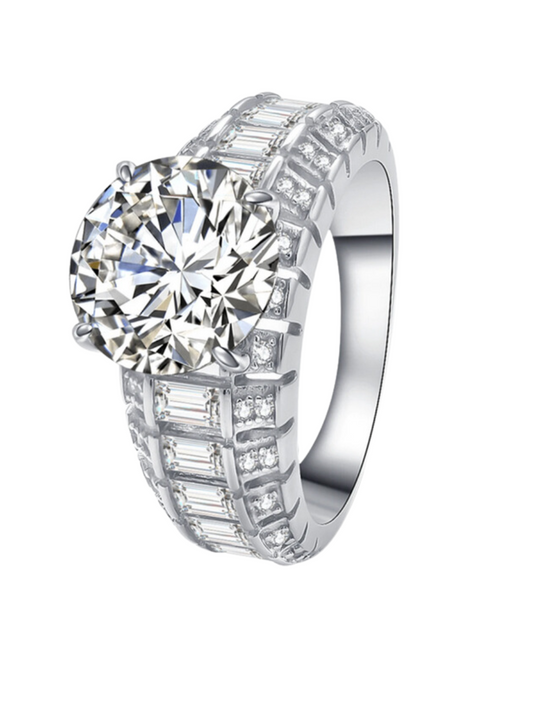 Moissanite Ring – S925 Light Luxury