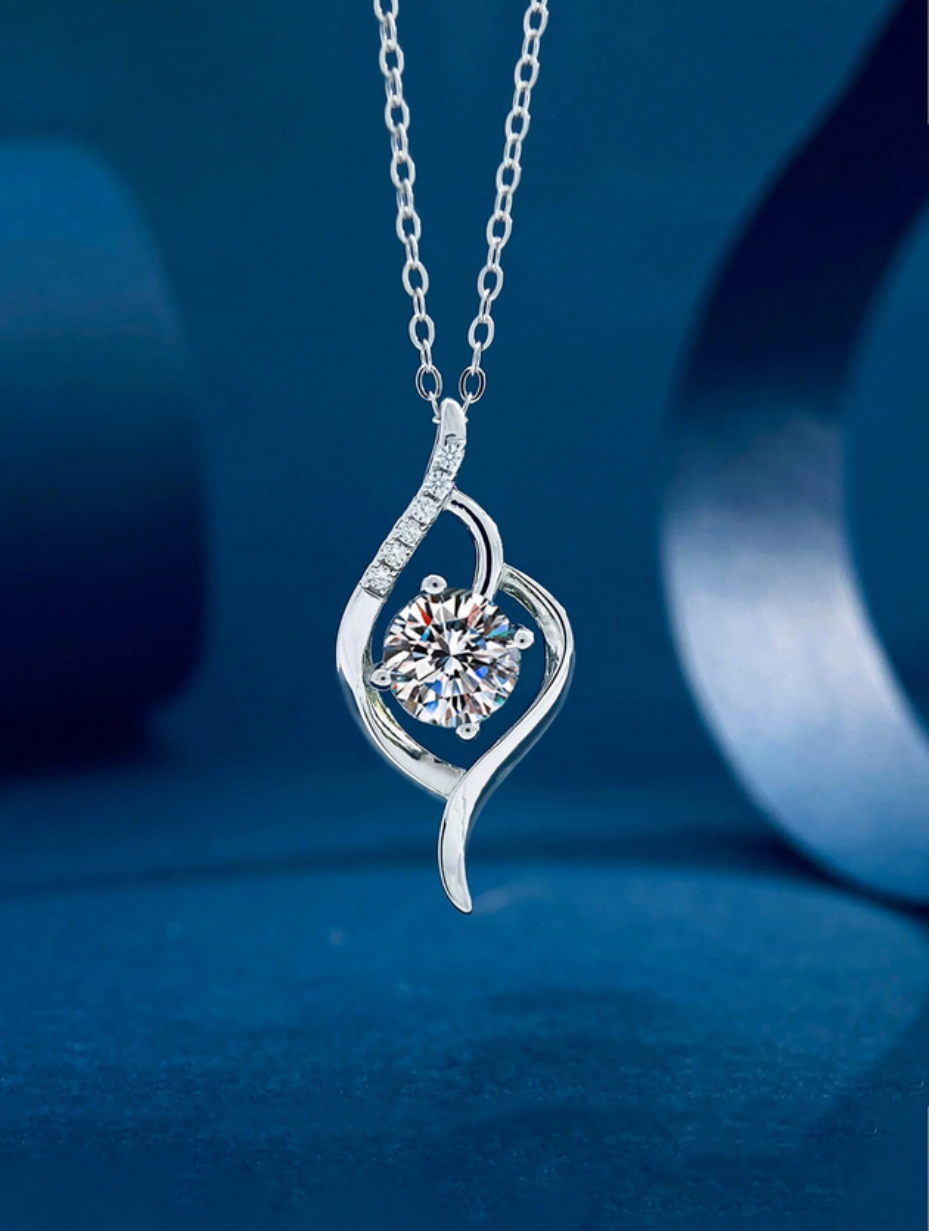 Luxury Moissanite Necklace | S925 Silver