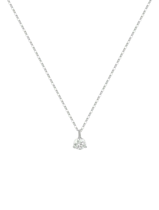 Classic Moissanite Pendant Necklace | S925 Silver