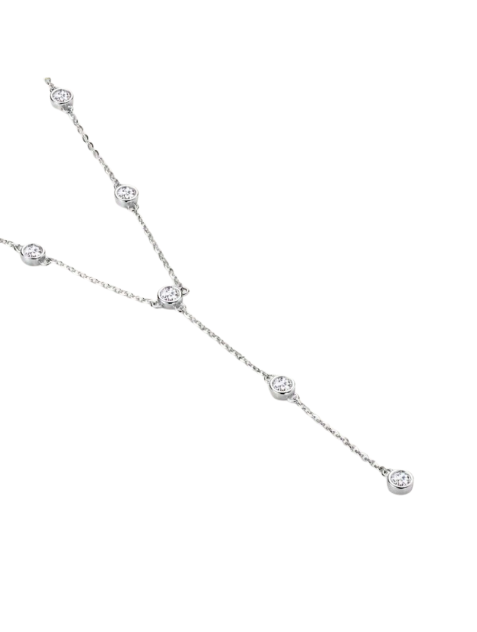 Elegant Moissanite Necklace | S925 Silver