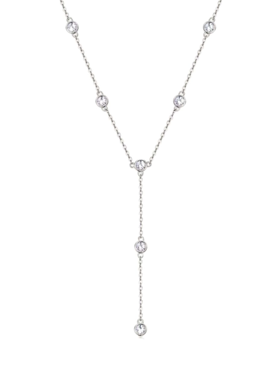 Elegant Moissanite Necklace | S925 Silver