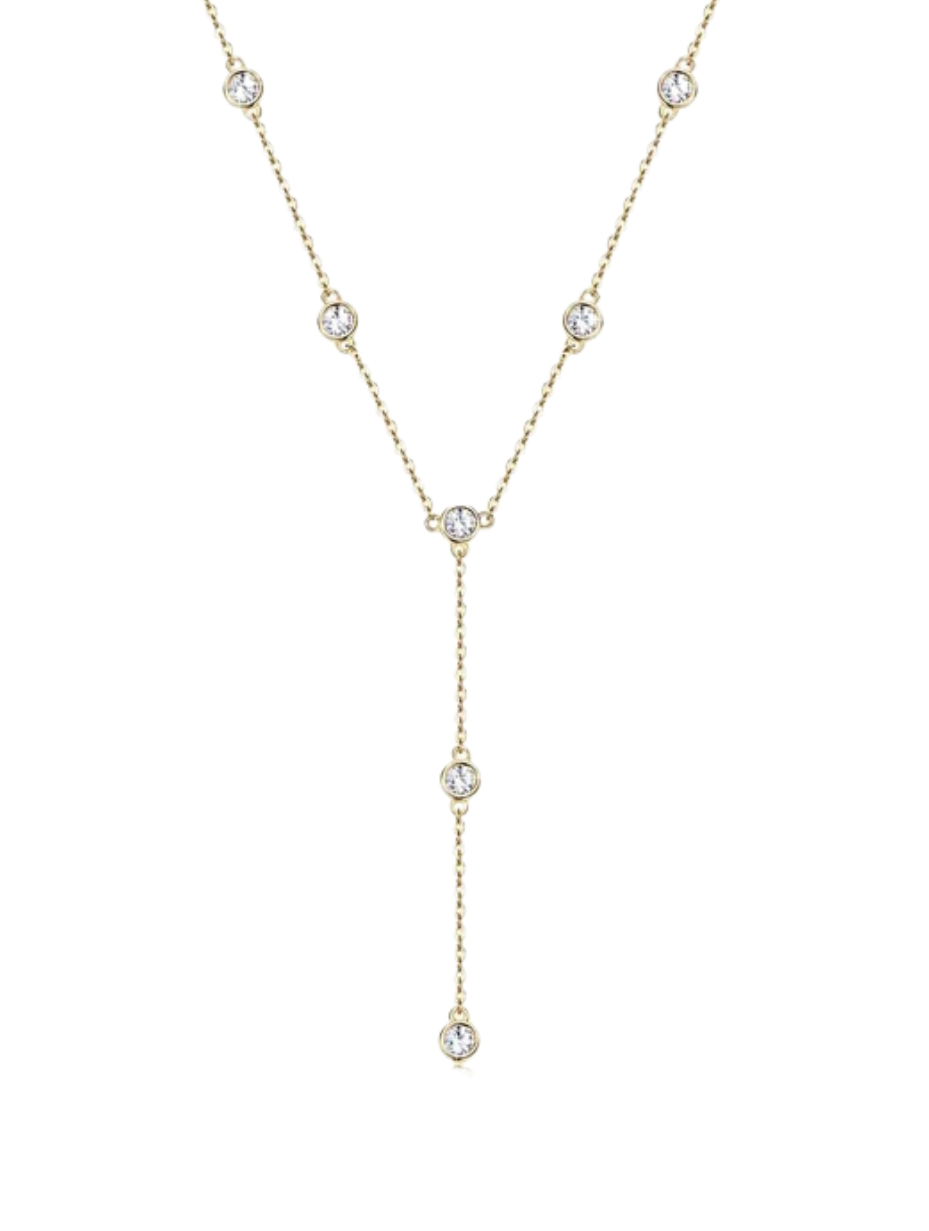 Elegant Moissanite Necklace | S925 Silver