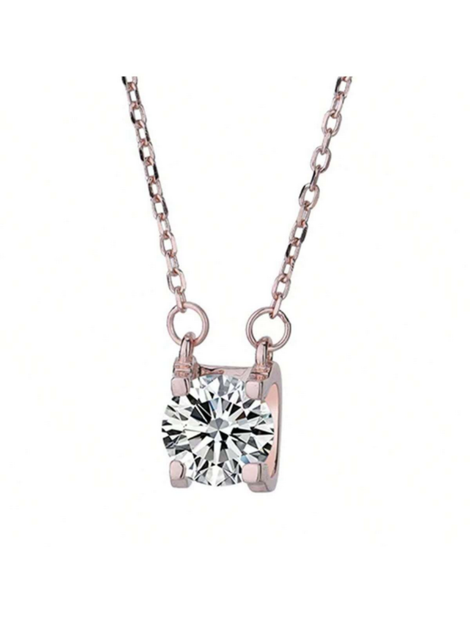 Premium Moissanite Pendant Necklace | Elegant Design