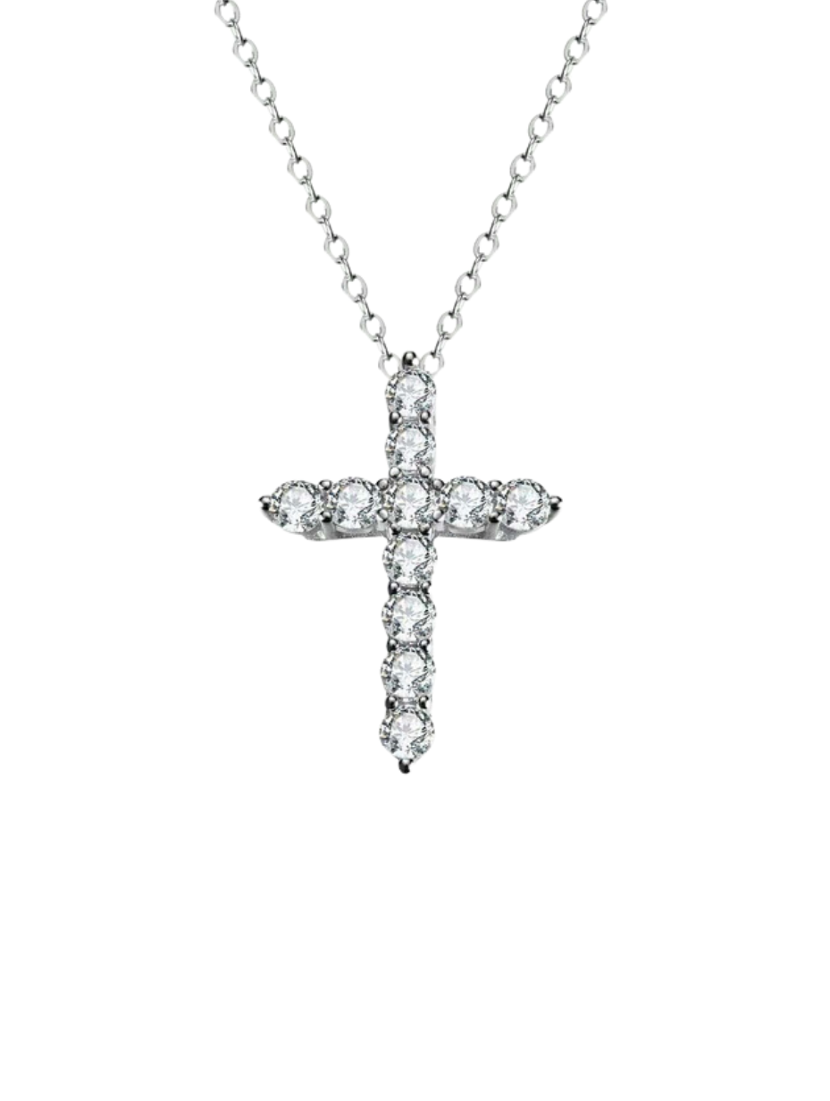 Trendy Moissanite Necklace | 925 Silver Charm