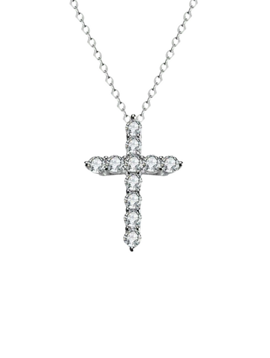 Trendy Moissanite Necklace | 925 Silver Charm