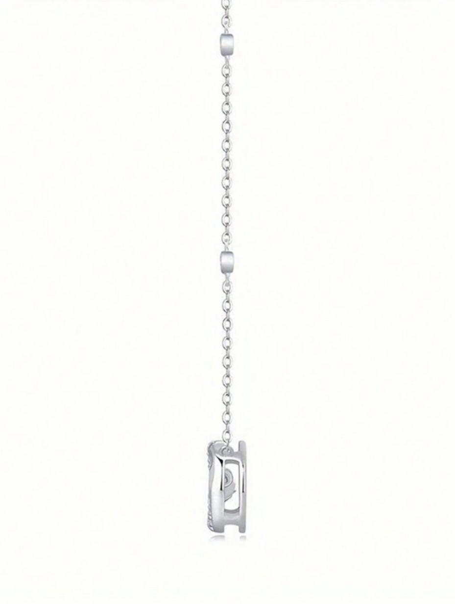 Moissanite Wrap Necklace | Sterling Silver