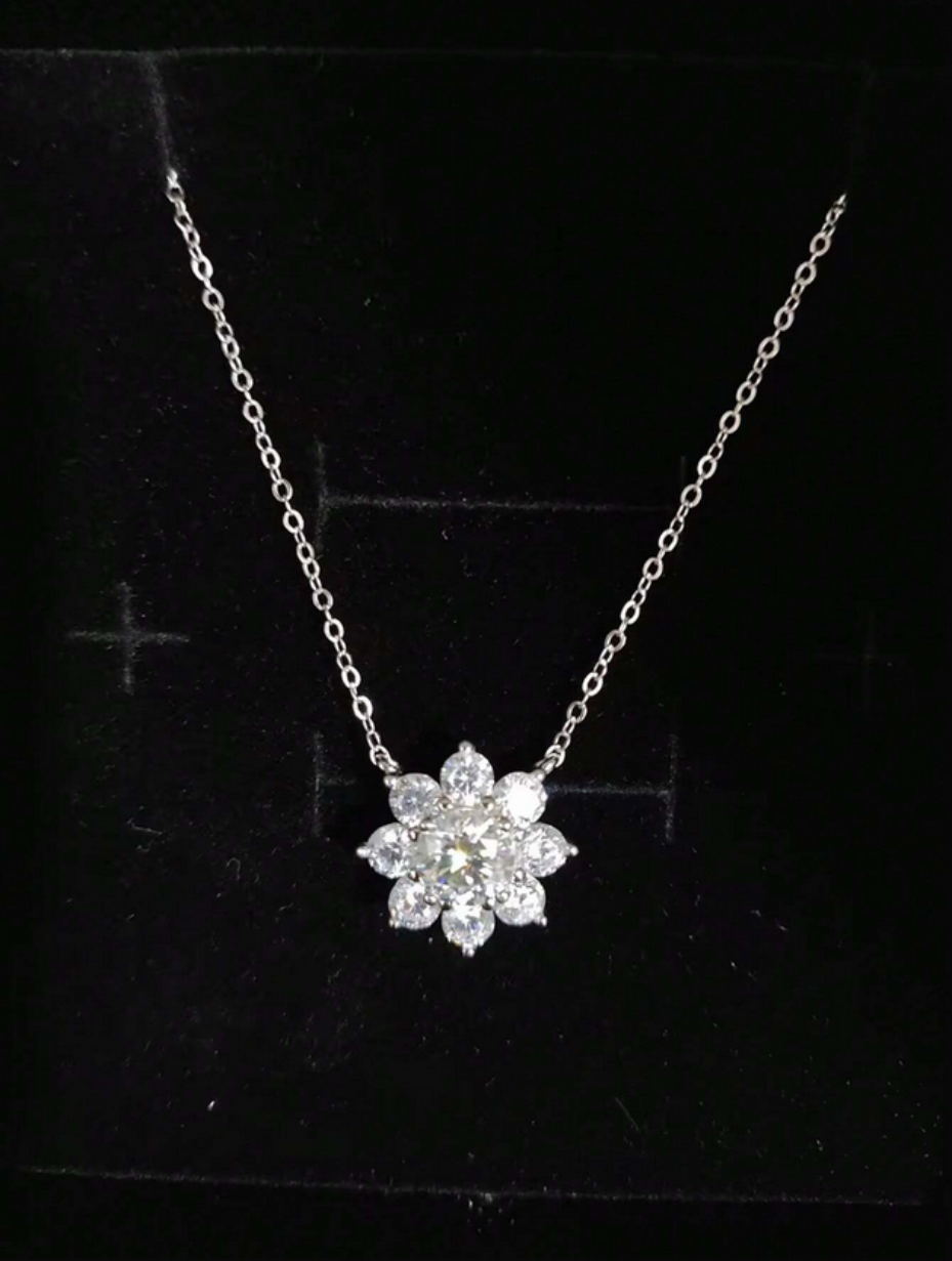 Sunflower Necklace | 925 Sterling Silver