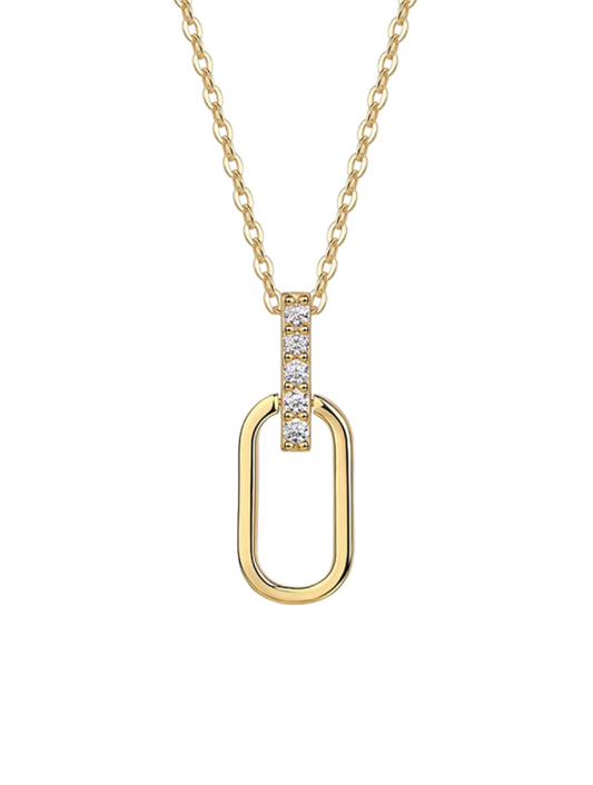 Delicate Moissanite Pendant | Hollow S925 Design