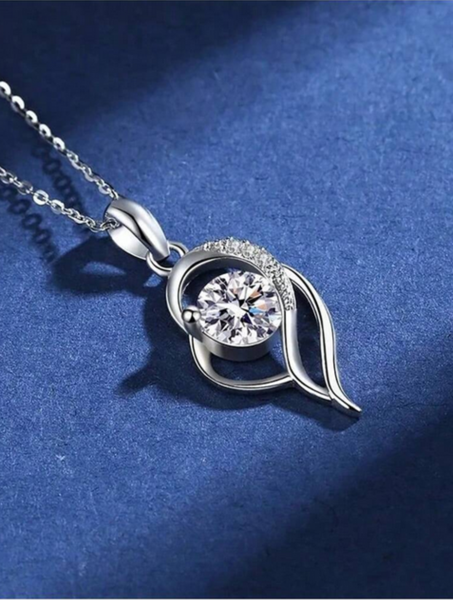 Moissanite Pendant | S925 Sterling Silver