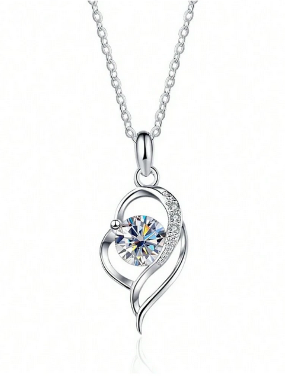 Moissanite Pendant | S925 Sterling Silver