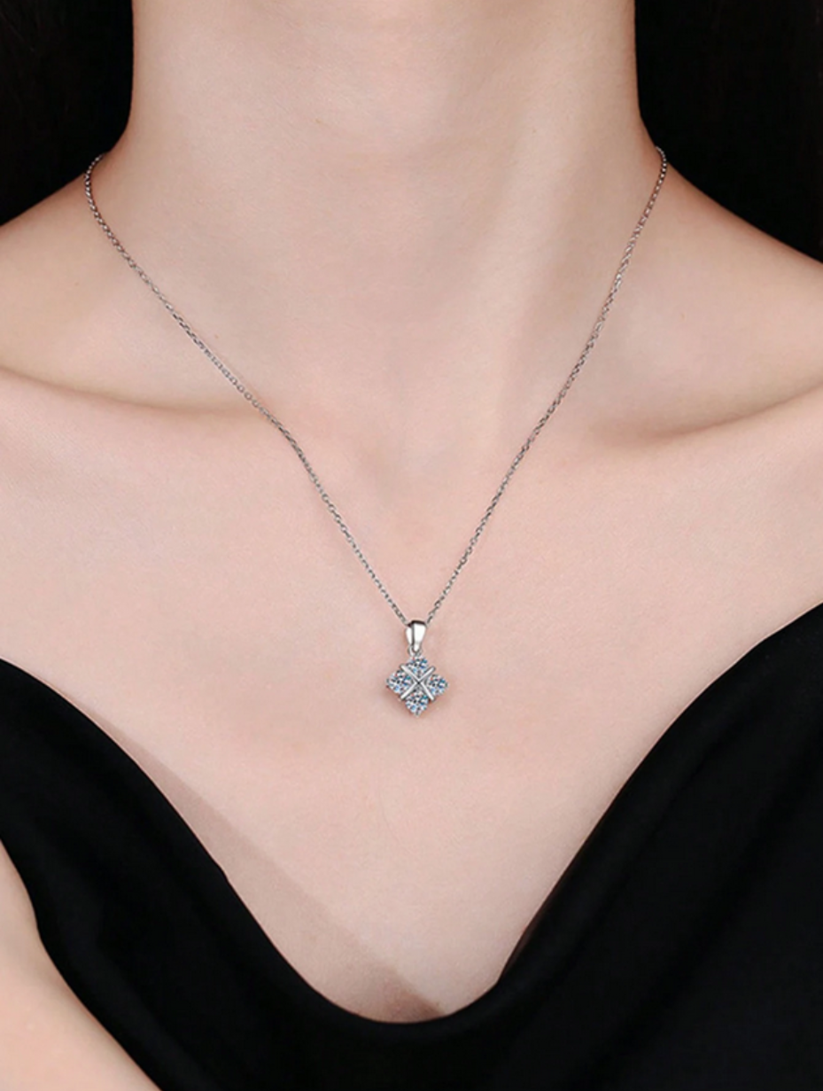 Morganite Pendant Necklace | S925 Silver