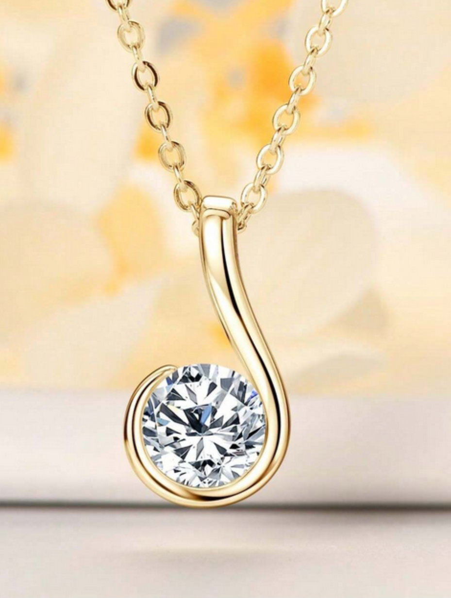 Light Luxury Music Note Shape Pendant Necklace