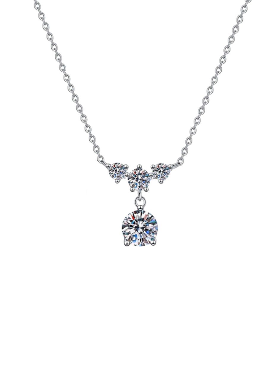 Elegant Moissanite Necklace | Everyday Luxury