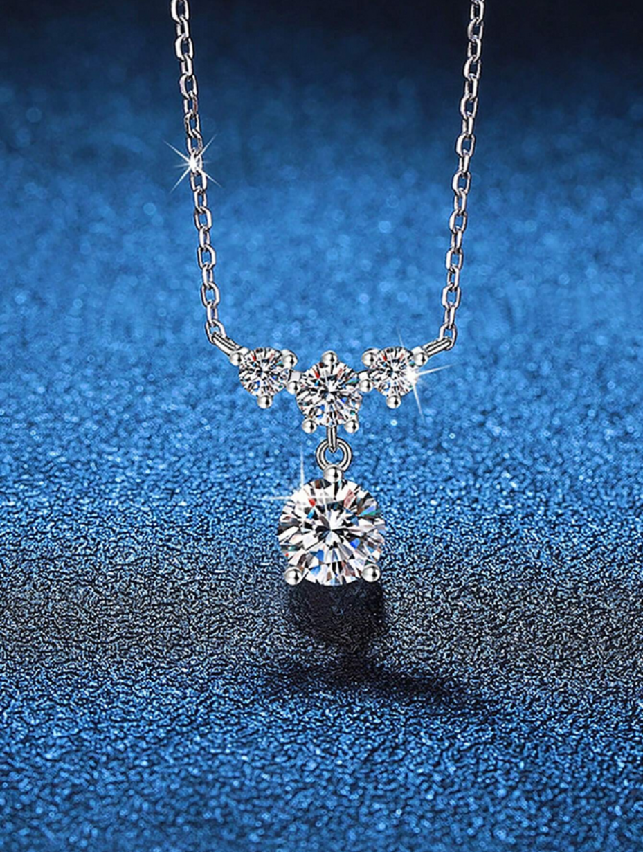 Elegant Moissanite Necklace | Everyday Luxury