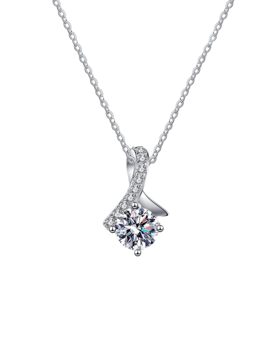 Moissanite Necklace | Elegant Versatility