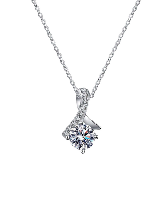 Moissanite Necklace | Elegant Versatility