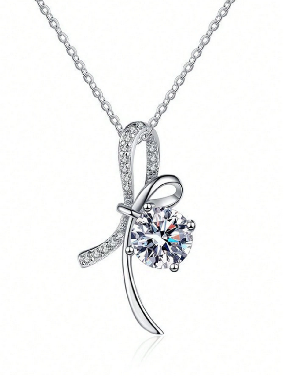 Luxurious Moissanite Pendant Necklace | Timeless Design