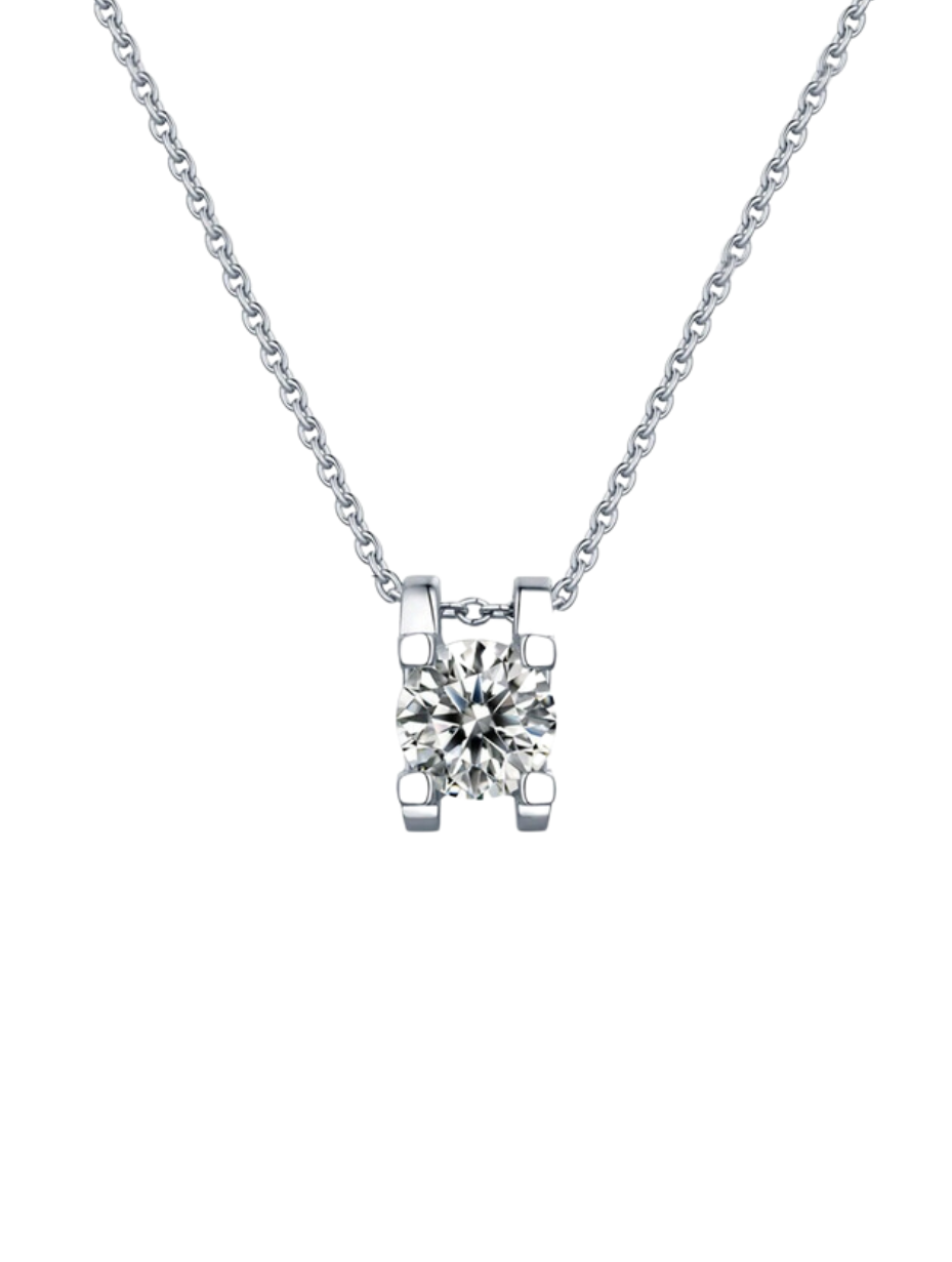 Luxury Moissanite Necklace | Everyday Elegance