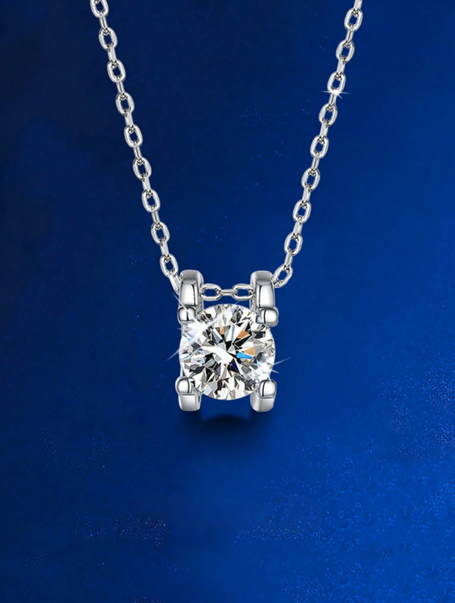 Luxury Moissanite Necklace | Everyday Elegance