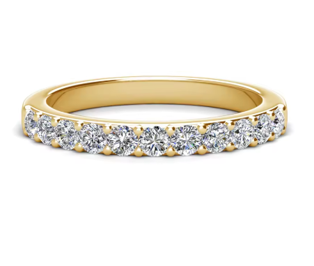 Delikat Zirkonia-ring i 18K Guldbelagt Sterlingsølv | Elegant og Tidløs